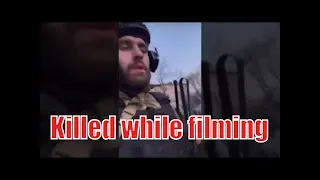 Russian soldier died while shooting a video / Ukraine war 2022