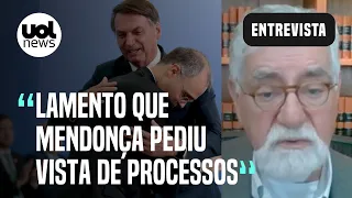 Pedido de vista de Mendonça busca blindar Bolsonaro e oculta assuntos relevantes, diz ex-ministro