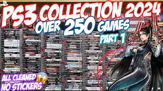 PS3 COLLECTION 2024 (PART 1) OVER 250 GAMES