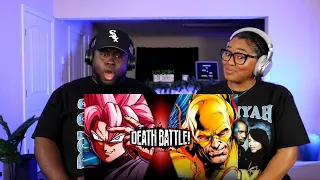 Kidd and Cee Reacts To Goku Black VS Reverse-Flash | DEATH BATTLE!