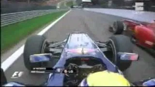 F1 2011 Belgium - On board Webber overtakes Alonso at Raidillon...with balls!!!