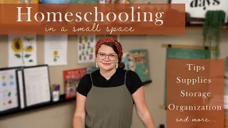 How We Homeschool in a Small Space. Full Tour.