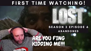 LOST S2E06 (Abandoned) FIRST TIME REACTION - WHAT? WHY?