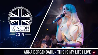 Anna Bergendahl - This Is My Life (Sweden 2010) | LIVE | OFFICIAL | 2019 London Eurovision Party