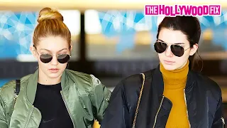 Kendall Jenner & Gigi Hadid Spend The Entire Day Christmas Shopping Together In Beverly Hills, CA