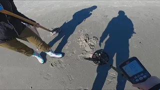 BEACH DETECTING WITH THE EQUINOX IN JANUARY