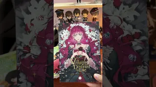 “Villains are destined to die” volume 1 physical copy in English ❤️ #shorts