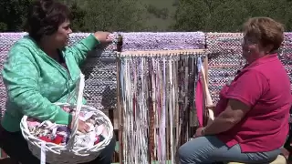 Rag Rug Weaving