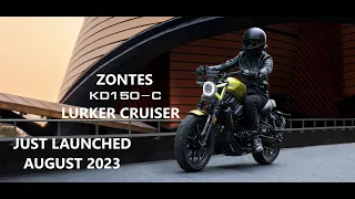 ZONTES KD150 C CRUISER LAUNCH AUGUST 2023