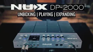 NUX electronic drums DP-2000 MULTIPAD Unboxing | Playing | Expanding