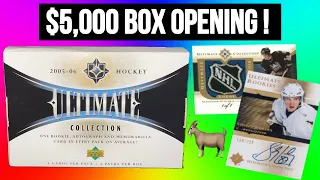 $5,000 HOCKEY BOX OPENING ! 2005-06 Ultimate Collection Hockey Hobby Box !