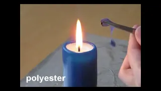 Polyester Fiber Burning Test