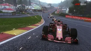 F1 2018 - 25% Race @ Spa Francorchamps - Kimi Raikkonen