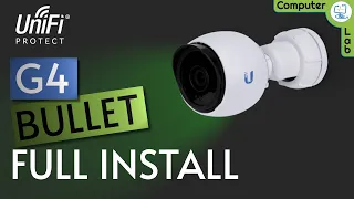 Unifi Protect - UVC G4 Bullet - Full Install and Unboxing of G4 camera including setup Protect App