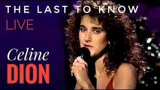 CELINE DION 🎤 The Last To Know 🎶 (Live on The Tonight Show) 1991
