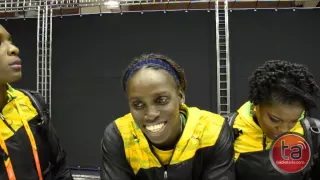 Jamaica Women's 4x100m Relay Team Celebrates National and Championships Record in Moscow