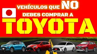 NO COMPRES estos vehículos de la marca TOYOTA