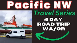 VAN TRAVEL - Epic Road Trip Series - Van Adventure From Minnesota to the Washington & Oregon Coast