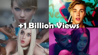 Songs that have More than 1 BILLION VIEWS