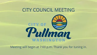 2024-04-23 Pullman City Council Meeting