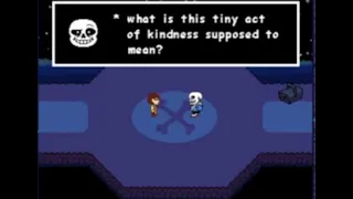 What if you spare Sans twice (Ts!Underswap evacuation route)