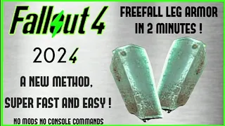 Fallout 4 - How to get Freefall leg armor the fastest and easiest way no mods no console commands