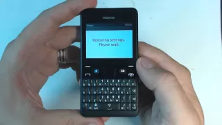 Nokia Asha 210 factory reset