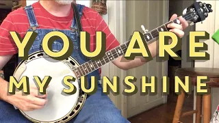 You Are My Sunshine - Walk Through and Demo - Bluegrass Banjo