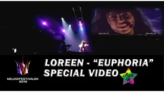 Loreen - "Euphoria" - Arena/TV Split screen (Melodifestivalen 2012)