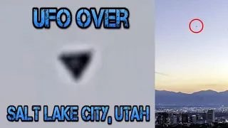 Black Triangle Over Salt Lake City, Utah Sept 16, 2022, UFO Sighting News.