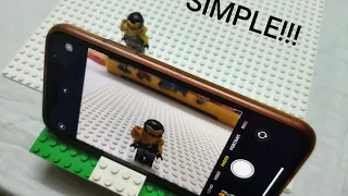 How to make a custom LEGO phone stand for stop motions...