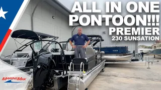 2023 Premier Sunsation 230 Walkthrough | ALL IN ONE PONTOON | MarineMax Houston