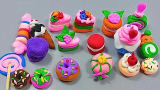 Amazing Cakes Compilation,DIY How To Make Miniature Realistic Food Set with polymer Clay, ice Cream
