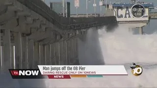 Man jumps off the OB Pier