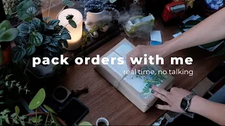 real time packaging orders | no talking, 1 hour, no mid roll ads