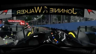 F1 2014 Singapore HELMET CAM & Online Fails