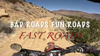 Bad roads Good roads fast roads