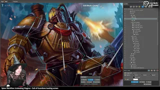 Twitch: Animating Magnus - Call of Guardians loading screen Pt. 1