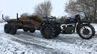 Розповідаю чому по дрова їду не мотоблоком .