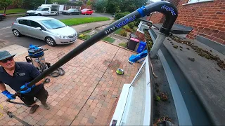 Gutter Cleaning with the Skyvac