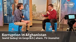 Korruption in Afghanistan – Jawid Sadeqi im Gespräch - ehemaliger TV-Journalist | Werkstatt Zukunft