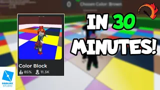 I made Color Block in 30 Minutes... (Roblox)