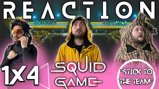 HORRIBLE HORRIBLE HORRIBLE...SQUID GAME 1x4 REACTION | "Stick To The Team"