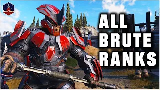 All Banished Brute Ranks - Halo Lore