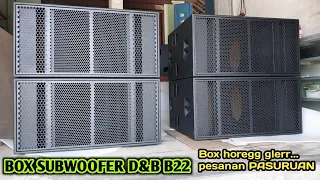 Box subwoofer 18 inch double || b22 siap kirim pasuruan