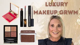 Trying New Luxury Makeup/YSL Gueliz Dream/Valentino/Dior Rosy Glow Blush/Sunday Morning GRWM