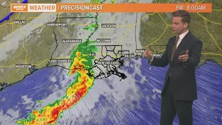 New Orleans Weather: Nice Thursday, storms possible Friday