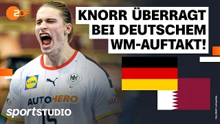 Deutschland – Katar Highlights | Handball-WM 2023 | sportstudio