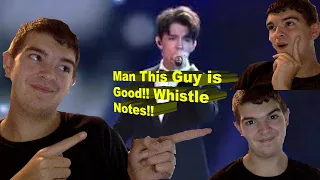 Dimash Kudaibergen   The Show Must Go On I 14 Year old Kid REACTION I Whistle Notes!!