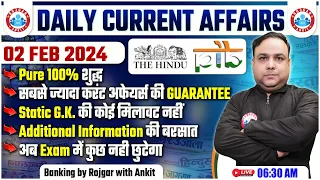 Daily Current Affairs | 2 Feb Current aAffairs | Live The Hindu News Paper Analysis By Piyush Sir